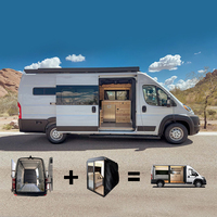 Kit d'aménagement T5 pour camping-car : équipement de rangement intérieur, couchette escamotable