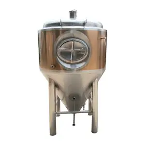 500L 600L Fermenting Equipment Beer Fermentation Tank Titanium plate decoration