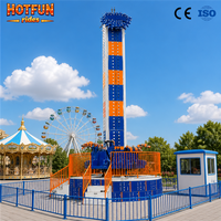 Manège Tour de chute rotative pour parcs d'attractions, à vendre, fabricant chinois, pour utilisation en extérieur