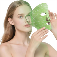 Masque de luminothérapie rouge OEM personnalisé 630nm 850nm (Code produit : ILY) – Masque facial LED portable en silicone pour luminothérapie rouge