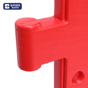 Baoye industrid HDPE đầy màu sắc giao thông tạm thời Hàng rào nhựa Hàng Rào chặn Hàng rào nhựa xây dựng an toàn hàng rào - Product Image 5