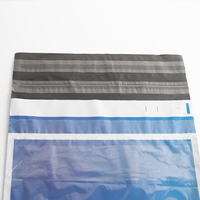 Sac d'expédition en polyéthylène biodégradable à double fermeture avec pochette, personnalisable pour documents et envois postaux