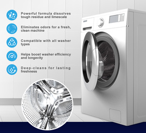 Viên sủi bọt để làm sạch sâu Máy Giặt máy giặt sạch hơn 24 viên làm sạch sâu - Product Image 3