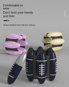 調整可能な2LB耐久性のある環境に優しいシリコーン + アイアンユニセックスアンクルウェイト見えないスポーツレギンス手首腕ブレスレットフットリング - Product Image 5