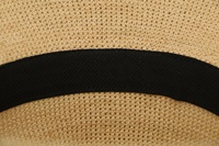 Chapeau de paille en raphia naturel à large bord pour femme, chapeau de soleil d'été, logo personnalisé, vente en gros, usine OEM