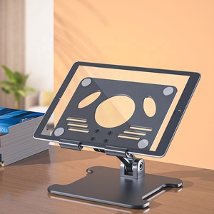 태블릿 컴퓨터용 2021 휴대용, 접이식, 회전 가능, 조정 가능한 금속 브래킷 - Product Image 2