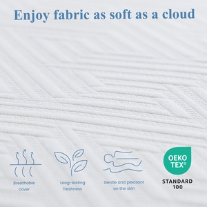 Envío Rápido, Colchón Delgado Meroow MT1 con Espuma Viscoelástica, Tamaño Alemán 140x200cm para el Mercado Europeo - Product Image 5