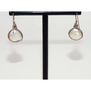 Orecchini pendenti in argento Sterling 925 e perla barocca - Product Image 2