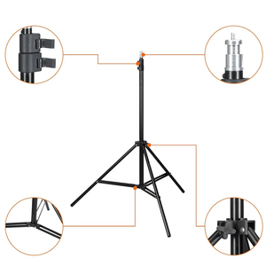 Nhà Máy Bán buôn chuyên nghiệp nhôm 2.1m chủ <span class=keywords><strong>tripod</strong></span> có thể gập lại LED vòng ánh sáng đèn với mạnh mẽ hơn đứng Twist Khóa - Product Image 3