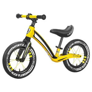 Montasen M-F805S 12 pollici magnesio bambini equilibrio bici giro su auto bambini bicicletta bambini auto per le ragazze dei ragazzi