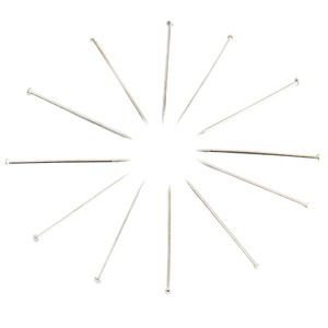 Deli Office Pins 2# Nickel Plated 50g Boxed Standard Pins - Product Image 5