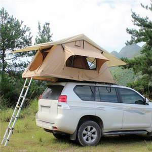 Housse de voiture imperméable en tissu Oxford double couche quatre saisons 2000-3000 mm avec design pliable à toit souple pour le <span class=keywords><strong>camping</strong></span> et l'extérieur - Product Image 1