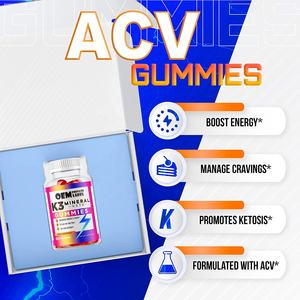 OEM/ODM Keto BHB gomitas de manzana con K3 Mineral y ACV para la salud de hombres y mujeres Keto Detox K3S Gummy Bears con vitamina Keto - Product Image 2