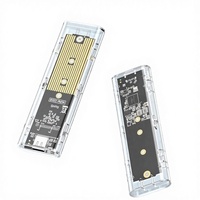 Внешний корпус для SSD Wodexun M.2 NVMe SATA с поддержкой двух протоколов USB 3.1/3.2 Gen 2 10Gbps, 2TB, 2.5 дюйма, PCIe SATA NGFF M2 Type-C