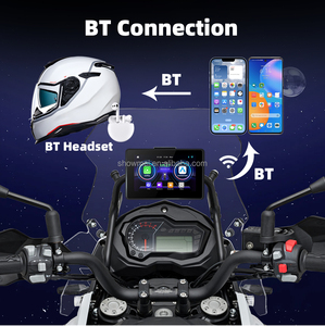 Pantalla de Navegación para Motocicleta de 5 Pulgadas, IP67, Extraíble, Portátil, con Bluetooth, CarPlay Inalámbrico, Android Auto, para BMW - Product Image 6