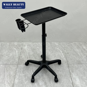 รถเข็นสำหรับร้านทำผมถาดทำจากโลหะมีล้อสำหรับใส่สปาเพื่อความงาม - Product Image 1