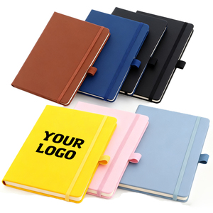 Xd665 nhà máy biểu tượng tùy chỉnh A4 A5 hournal in ấn bán buôn Quà tặng khuyến mãi tùy chỉnh bìa cứng máy tính xách tay với chủ bút - Product Image 1