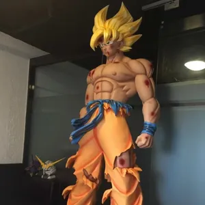 カスタムホットセール日本アニメドラゴンボールキャラクターカスタマイズ等身大1:1グラスファイバー樹脂ドラゴンボールベジータ像