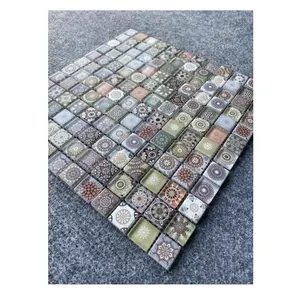 Высококачественная мозаичная плитка из глянцевого хрусталя, мозаичная плитка для бассейна или ванной комнаты