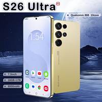 Nuevo Smartphone S26 Ultra 5G 2026 Original de 7.3 Pulgadas, 16GB+1TB, Cámara HD de 108MP, Desbloqueado, Doble SIM, Android 15, Francés/Español