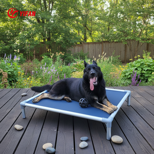 Cama Elevada para Perros con Marco de Aluminio, Cama Portátil para Mascotas, Resistente a Mordeduras, para Perros Pequeños, Medianos y Grandes - Product Image 1