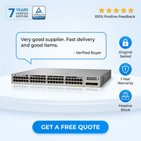 Cisco Catalyst 9200 Switch de Red de 48 Puertos C9200L-48T-4X-E