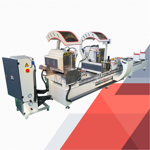 เครื่องตัดกระจกหน้าต่างประตูหน้าต่างอลูมิเนียมอลูมิเนียมสองหัวแนวนอนขนาด450มม. - Product Image 1