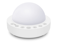 Mesin Suara White Noise Portabel Kustom dengan Lampu Malam RGB Kontrol Sentuh, Lampu Penenang Tidur Bayi, Mesin Terapi Suara