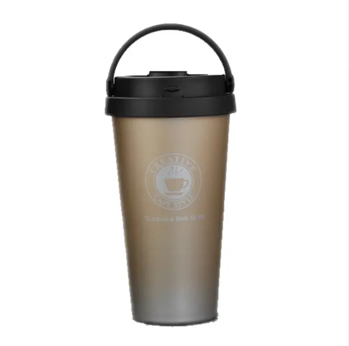 Nova Chegada 500ml Explosivo Thermos Cup Gift Cup Vacuum 304 Aço Inoxidável Portátil Coffee Cup Impressão Presente