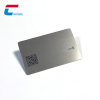 Cartes Métalliques NFC Personnalisées en Acier Inoxydable pour Entreprises, Adhésions VIP, avec Code QR