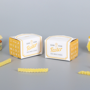 Contenitore usa e getta in cartone per hot dog, pollo fritto e patatine fritte, con laminazione opaca, per fast food - Product Image 5
