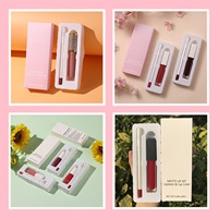 Vente en gros personnalisé marque privée rouge à lèvres mat ensemble brillant à lèvres étanche longue durée maquillage OEM/ODM