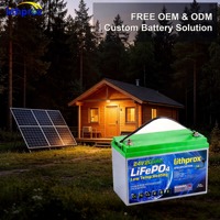 Batterie Lithium LiFePO4 à décharge profonde 25,6V 200Ah 5KW Grade A pour stockage domestique avec Bluetooth, connecteur Anderson, 6000 cycles, CE RoHS IP67, OEM ODM