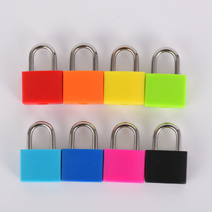 Cadenas en laiton fin de 20 mm, bonne qualité, étanche, antivol, cadenas recouvert de plastique coloré - Product Image 3