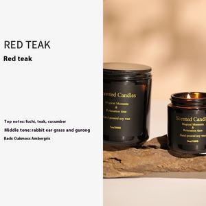 Vela perfumada Rosa vainilla perfumada cera de soja vela de aromaterapia en tarro de vidrio para mujeres regalo decoración Romance Mood vela perfumada - Product Image 6