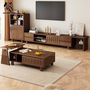 Table basse en bois, design moderne, fabriquée en Chine, prix bas, sur mesure, grand stock disponible, prête à être expédiée, meubles de salon. - Product Image 6