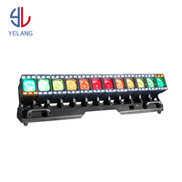 DMX 12x60w RGBW 4in1 Led Medusa lampu sorot bergerak 12 Led sorot kepala bergerak cuci Pixel Zoom matriks Bar cahaya konser panggung