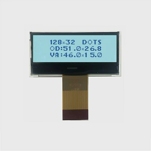 Bán buôn 128x32 đồ họa <span class=keywords><strong>LCD</strong></span> module 3.3V song song/giao diện nối tiếp góc nhìn rộng - Product Image 4