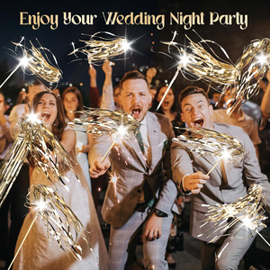 Nuevas varitas de boda iluminadas con oropel LED, accesorios de felicitación para bodas, fiestas de cumpleaños, Navidad y <span class=keywords><strong>A</strong></span>ño Nuevo - Product Image 6