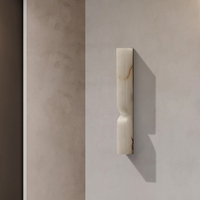 Applique murale LED moderne de luxe en albâtre pour chambre à coucher, éclairage frontal de miroir, applique murale de fond, éclairage intérieur créatif nordique