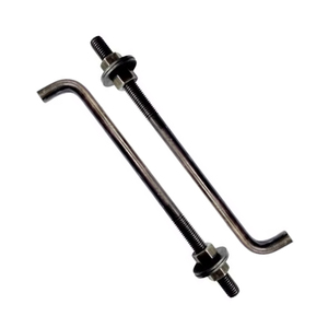 Boulon d'ancrage de fondation coudé à 90 degrés en acier au carbone de grade 4.8 8.8 pour fixation de <span class=keywords><strong>plaque</strong></span> de base de colonne structurelle en béton - Product Image 6