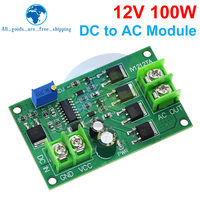 Convertisseur de puissance DC-AC 100W, transformateur DC 12V vers AC 12V/24V, générateur de signal à onde carrée, régulateur de tension, carte de conversion de puissance