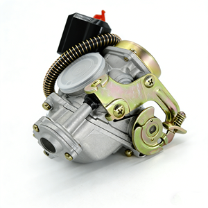 Carburateur pour <span class=keywords><strong>scooter</strong></span>, ATV, kart, quad, cyclomoteur GY6 <span class=keywords><strong>50cc</strong></span> 4 temps, moteurs 49CC/<span class=keywords><strong>50cc</strong></span> PD18J 139QMB avec collecteur d'admission - Product Image 4