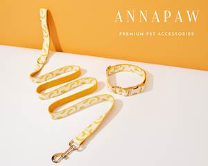 Banana Pattern Personalized Bow Set, Puppy With Name Engraved,Custom Boy <b>Collar</b>, Plaid <b>Dog</b> <b>Collar</b> - Product Image 6