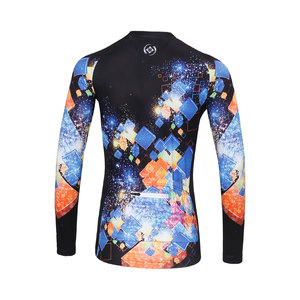 Maillot de cyclisme personnalisé vierge pour sublimation, entièrement personnalisable avec col, tissu et impression de logo, pour coopération entre marques sportives - Product Image 3