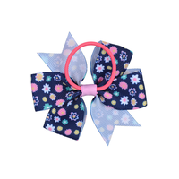 Pita Rambut PC Ribbons Stok Besar, Ikat Rambut Lucu untuk Aksesoris Anak Perempuan, Ikat Rambut Bayi Motif Bunga, Jepit Rambut Warna Solid