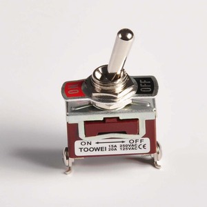 On-off Heavy Duty kim loại toowei <span class=keywords><strong>c</strong></span>ổ điển dpdt chuyển đổi chuyển đổi điện rocker - Product Image 6