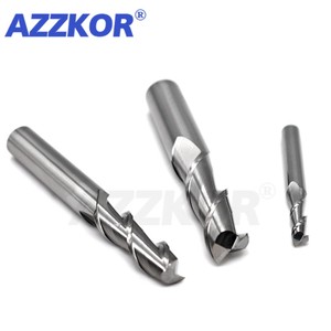 Fresa de acero de tungsteno con recubrimiento de aleación para CNC de aluminio, HRC55, 2 filos, para madera - Product Image 4