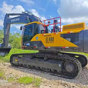 Mini-excavatrice Volvo EC480D d'occasion, 48 tonnes, matériel de construction, roulement principal du moteur, grande machinerie d'occasion, traxcavatrice - Product Image 2