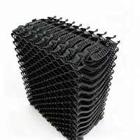 Panneau de refroidissement par évaporation Trickle GriBlack, filet de remplissage en maille plastique PP anti-UV pour élevages avicoles, porcins, serres et bétail
